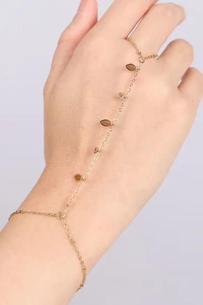 Gold Yaprak Model Şık Şahmeran 477729