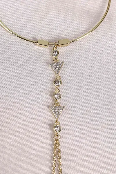 Gold Zirkon Taşlı Kelepçe Şahmeran 494595