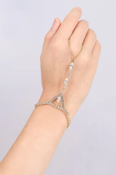 Gold Zirkon Taşlı Zarif Şahmeran 477684