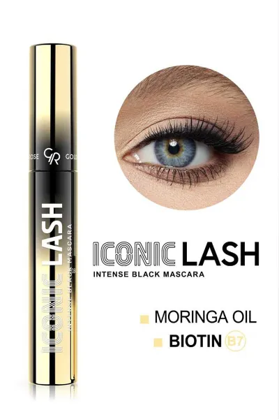 Golden Rose Iconic Lash Intense Black Mascara - Yoğun Hacim Veren Maskara 400616
