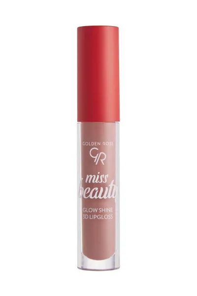 Golden Rose Miss Beauty Glow Shine 3D Lipgloss - 01 Nude Chic - Yoğun Dudak Parlatıcısı 296459