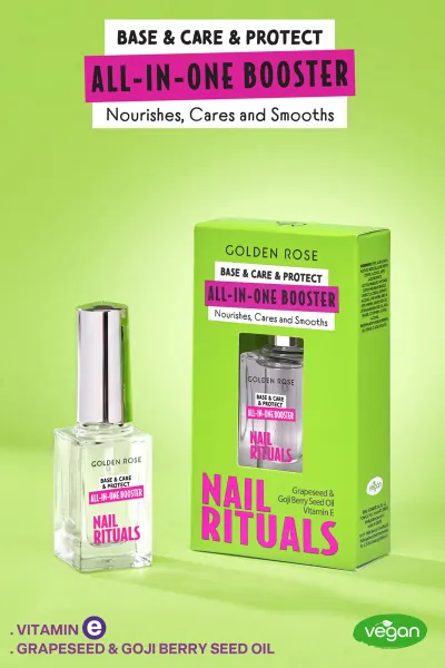 Golden Rose Nail Rituals All-in-Booster - Besleyici ve Koruyucu Tırnak Cilası 497882