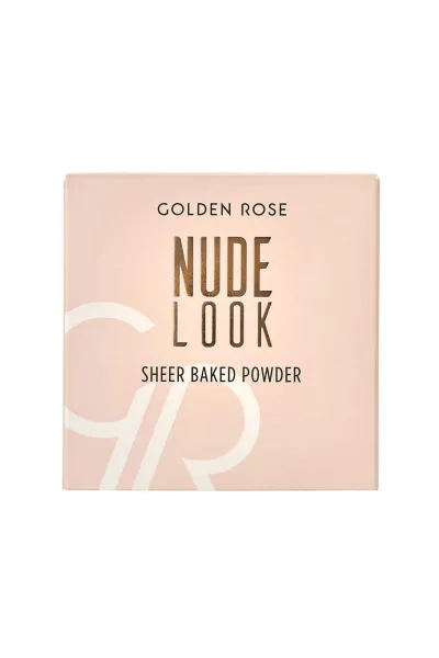 Golden Rose Nude Look Sheer Baked Powder - Nude Glow - Sedefli Pudra 296779