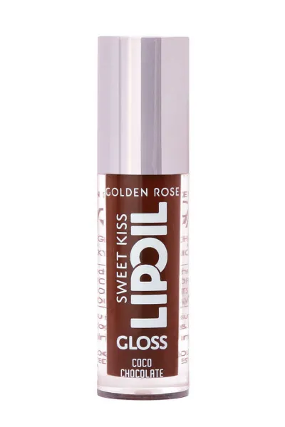 Golden Rose Sweet Kiss Lip Oil Gloss -06 - Coco Chocolate- Meyveli Dudak Parlatıcısı 367287