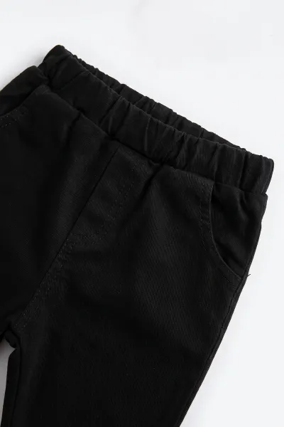Gri (1-4 Yaş) Gömlekli Şişme Yelekli Gabardin Pantolonlu Erkek Çocuk&Bebek 3'lü Takım 499793
