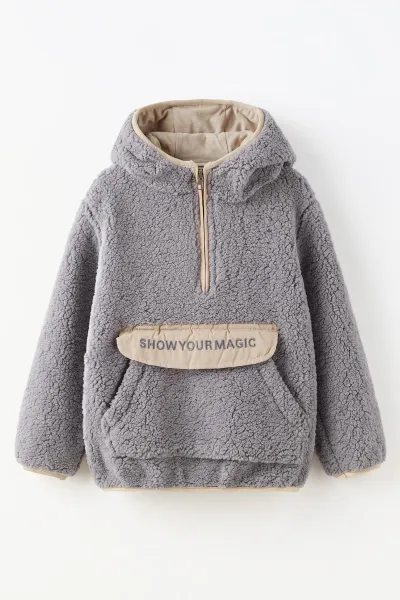 gri-1-8-yas-nakisli-kapusonlu-kanguru-cepli-yarim-fermuarli-kuzu-kiz-bebek-cocuk-sweatshirt-500313