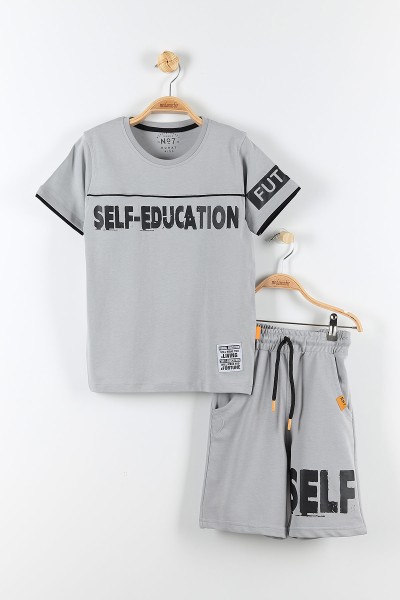 gri-11-14-yas-self-education-baskili-bel-baglamali-erkek-cocuk-takim-172393