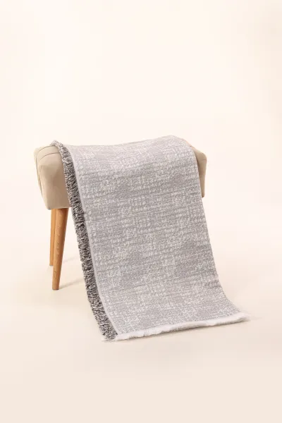 Gri-Koyu Kahve 180x220 Cm Kaymaz Çok Amaçlı Pamuklu Lüx Çekyat Örtüsü & Koltuk Örtüsü & Koltuk Şalı 385696