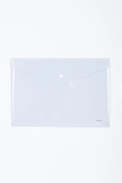 Gri 23x32 Cm Soft Şeffaf Çıtçıtlı Dosya 387440