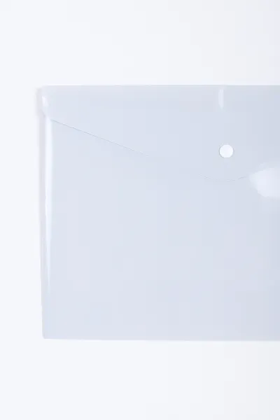 Gri 23x32 Cm Soft Şeffaf Çıtçıtlı Dosya 387440