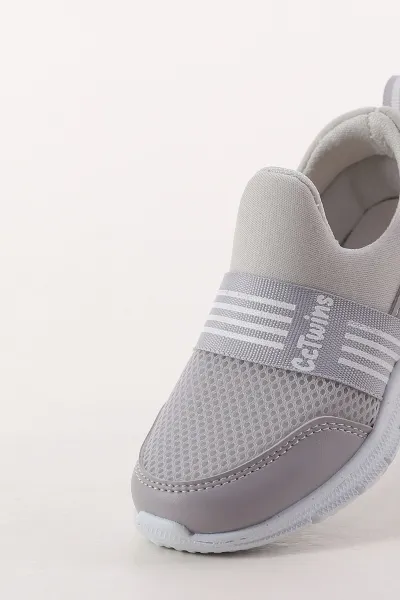 Gri ( 26 - 30 ) Fileli Erkek Çocuk Spor Ayakkabı 463260