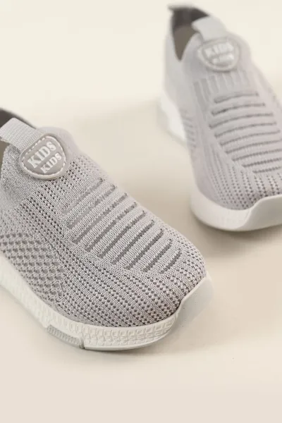 Gri (26-30 Patik)Triko Çocuk Spor Ayakkabı 257636