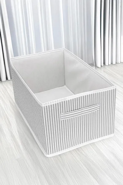 Gri 26x41x20 Cm Dolap İçi Pantolon Düzenleyici-Pantolon Organizer 398848