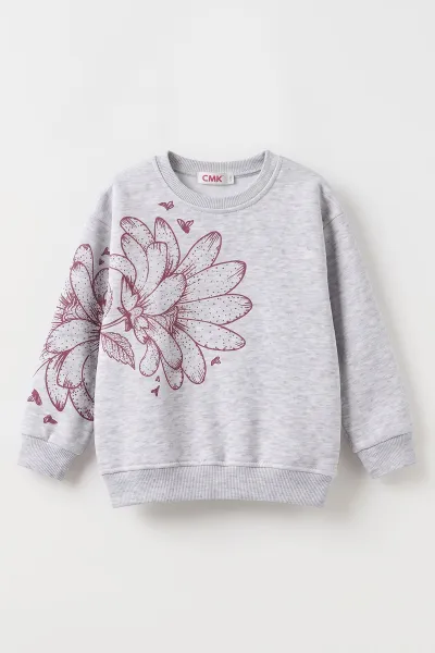 gri-4-12-yas-cicek-baskili-ici-sardonlu-kiz-cocuk-sweatshirt-495886
