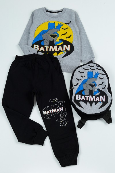 gri-5-8-yas-batman-baskili-cantali-erkek-cocuk-takim-96698