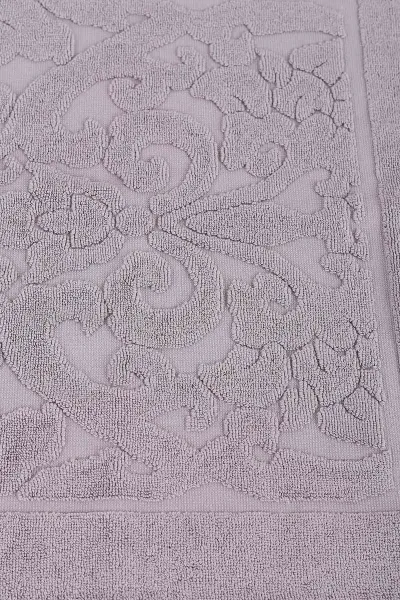 Gri 50x70 Cm Şal Desenli Ayak Havlusu 448899
