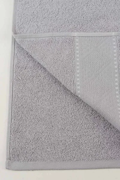 Gri 50x90 Cm Jakarlı Desenli Pike Havlu 460461