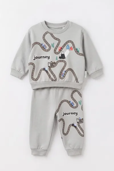 gri-6-18-ay-journey-baskili-2-ip-erkek-bebek-takim-495573