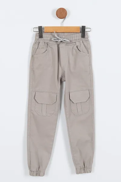 gri-8-12-yas-kargo-cepli-paca-lastikli-erkek-cocuk-keten-pantolon-322652