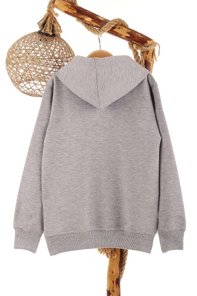 Gri (9-12 Yaş) Best Kız Çocuk Sweat 152796