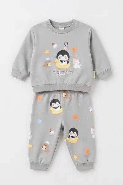 gri-9-18-ay-penguen-baskili-iki-ip-kiz-bebek-ikili-takim-495732