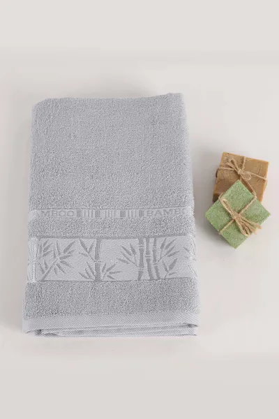 Gri 90x140 Cm Bella Home Bamboo Banyo Havlusu 356986