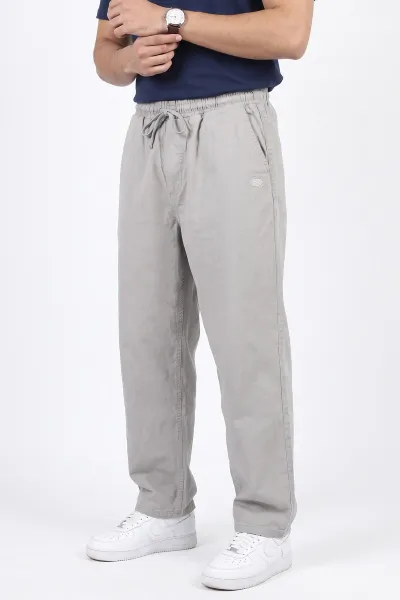 Gri Baggy Belden Bağlamalı Erkek Pantolon 491808
