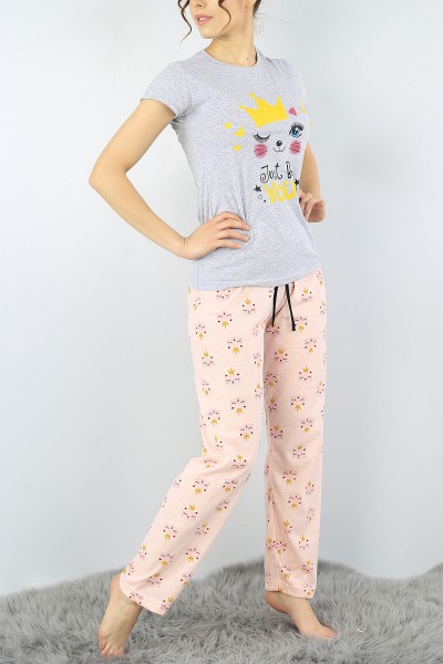 gri-baskili-bayan-pijama-takimi-52281