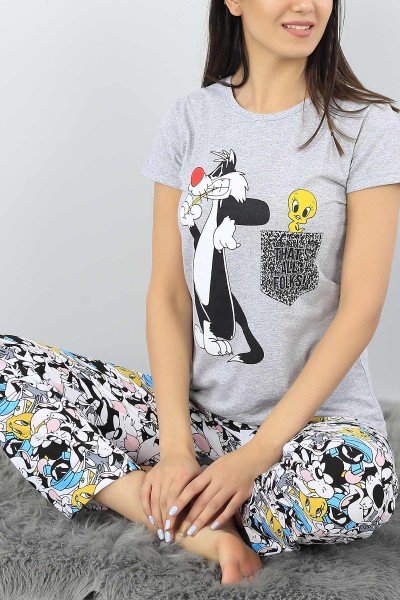 gri-baskili-bayan-pijama-takimi-52339