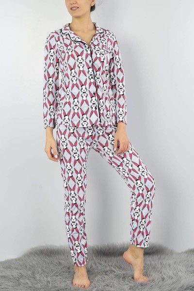 gri-baskili-bayan-pijama-takimi-52863