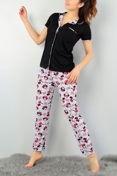 gri-baskili-bayan-pijama-takimi-59777
