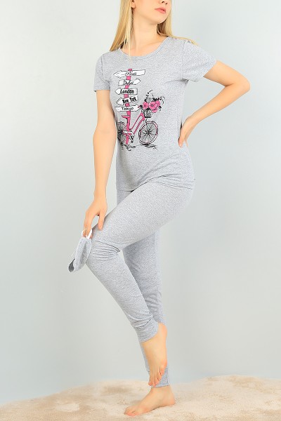 gri-baskili-bayan-pijama-takimi-73499