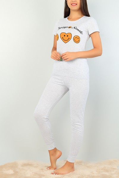 gri-baskili-bayan-pijama-takimi-73501