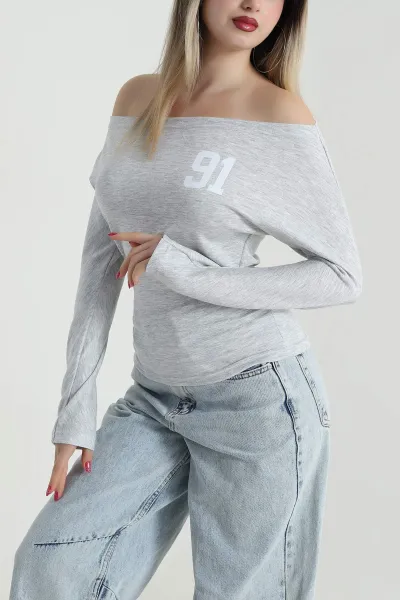 gri-baskili-buzgulu-oysho-kadin-bluz-491799