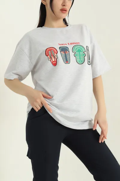 gri-baskili-iki-ip-kadin-oversize-tisort-356685