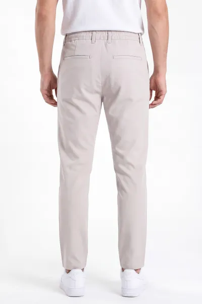 Gri Belden Bağlamalı Erkek Pantolon 462584