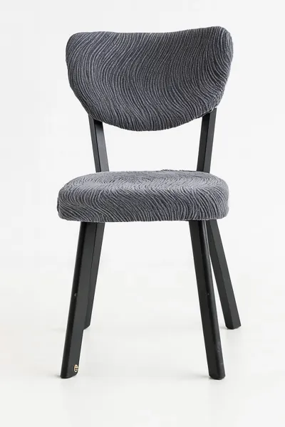 Gri Bella Home Bohem Jakarlı 6'lı Sandalye Kılıfı 424671