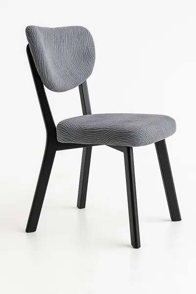 Gri Bella Home Bohem Jakarlı 6'lı Sandalye Kılıfı 424671