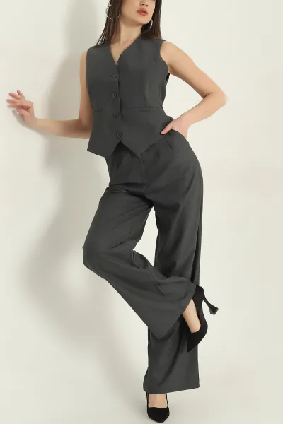 gri-bezayagi-yelek-pantolon-bayan-ikili-takim-356563