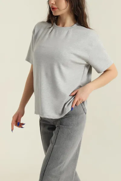 gri-bisiklet-yaka-modal-kadin-tisort-425803