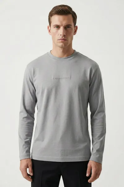 gri-bisiklet-yaka-yazi-detayli-erkek-sweatshirt-422010