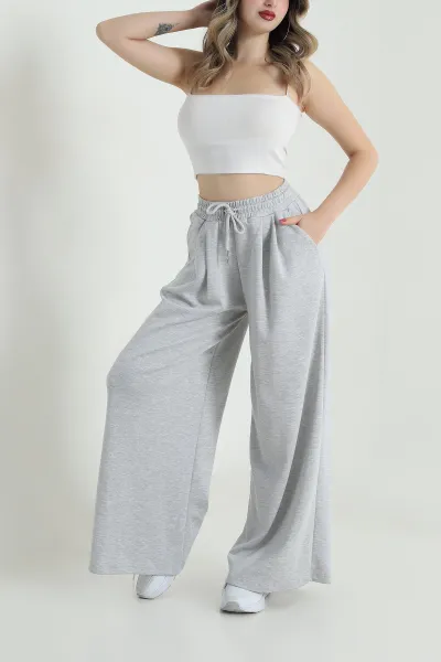 Gri Bol Paça Oysho Kadın Pantolon 493264