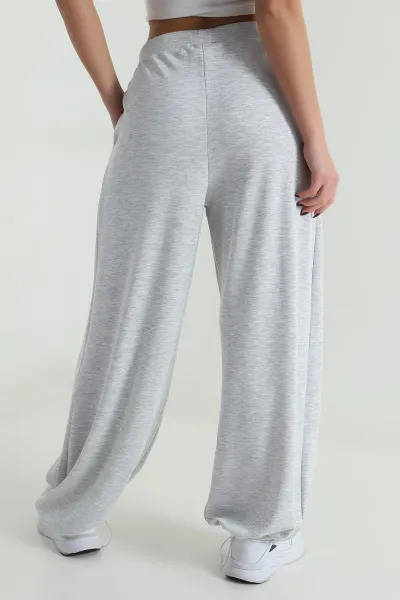 Gri Bol Paça Oysho Kadın Pantolon 498851