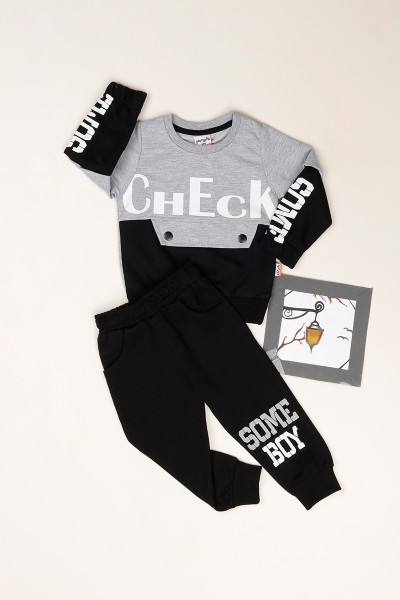 gri-check-baskili-erkek-cocuk-ikili-takim-81752