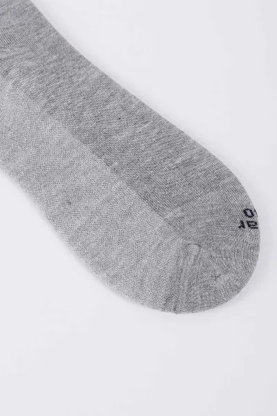 Gri Dört Mevsim Kadın Modal Sneaker Çorap 36-40 422995