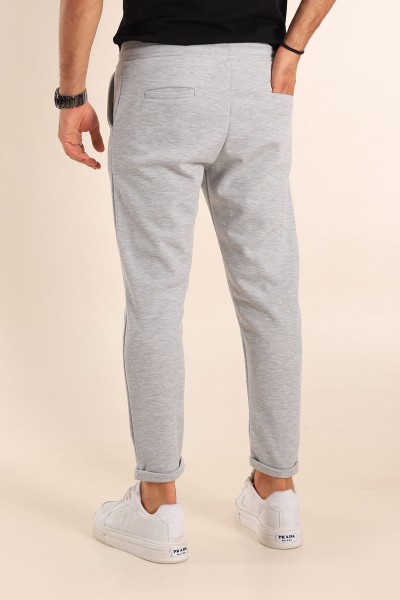 Gri Duble Paça Jogger Eşofman Altı 201367