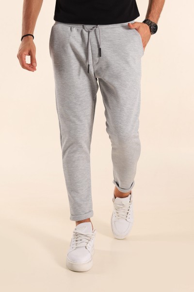 Gri Duble Paça Jogger Eşofman Altı 201367