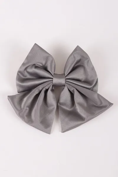 Gri Fiyonk Model Poplin Kumaş Otomatik Toka 450150