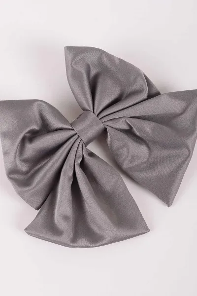 Gri Fiyonk Model Poplin Kumaş Otomatik Toka 450150