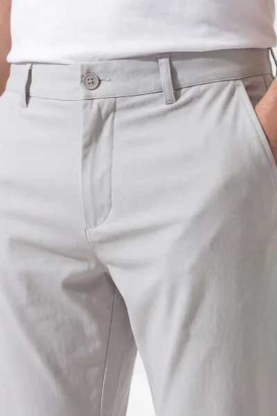 Gri Havuç Kesim Paraşüt Kumaş Erkek Pantolon 449966